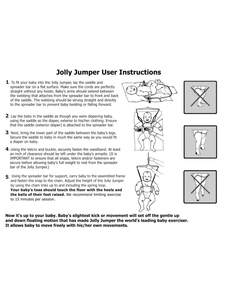 jolly jumper weight restrictions